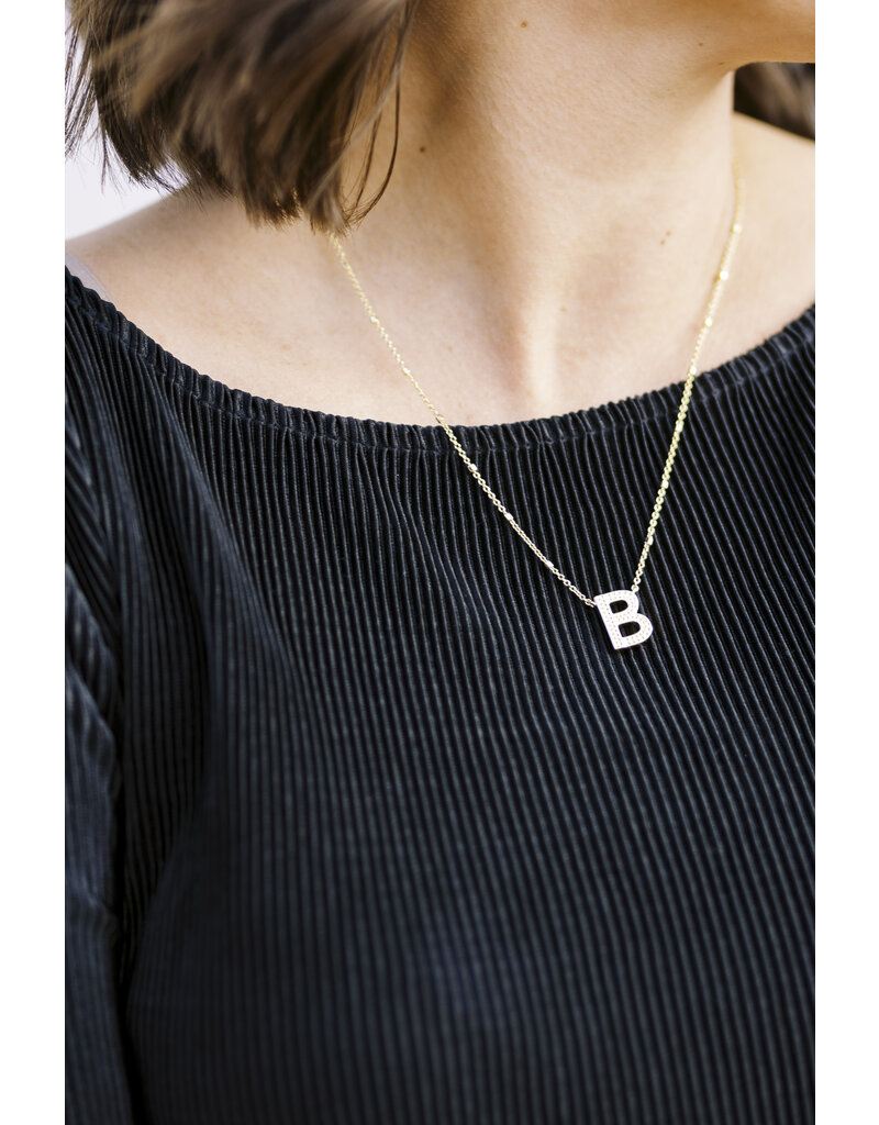 Kendra Scott Letter B Pendant Necklace Gold