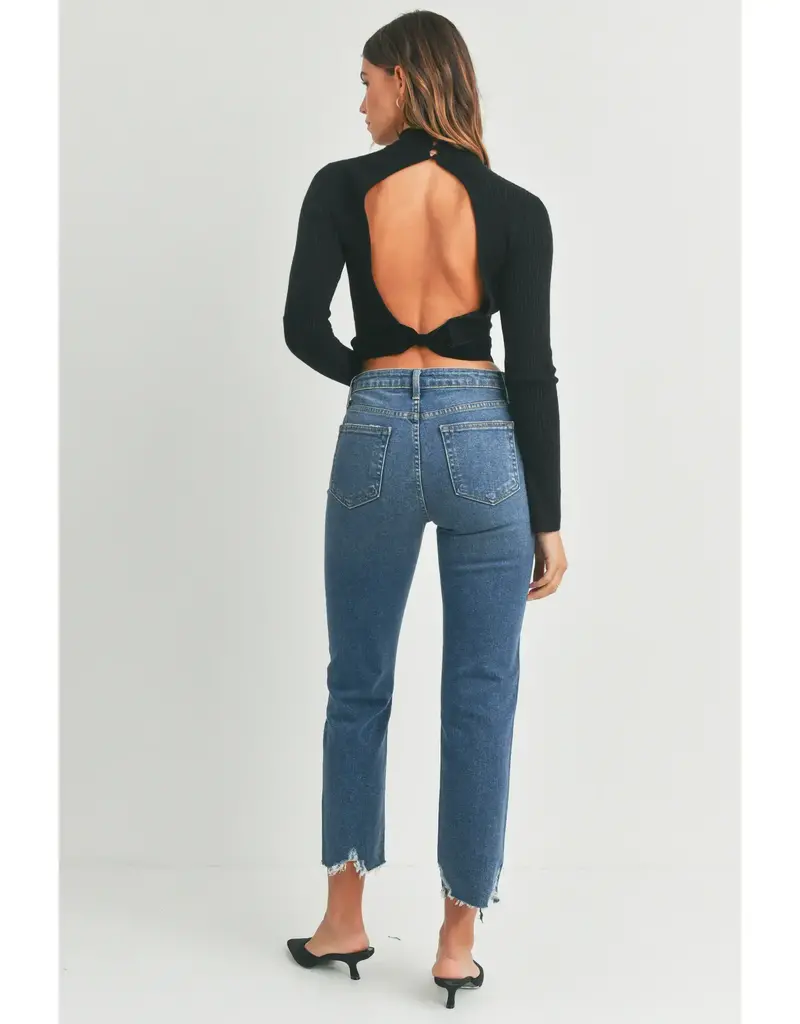 Just Black Denim Highrise Vintage Straight