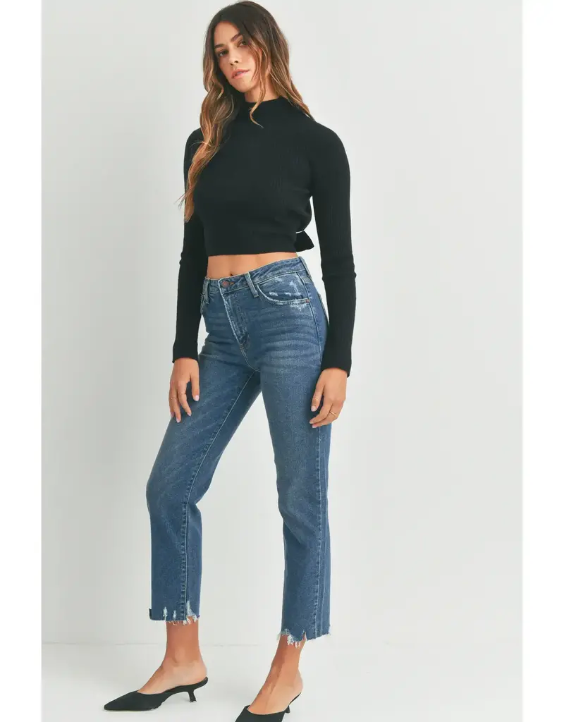 Just Black Denim Highrise Vintage Straight