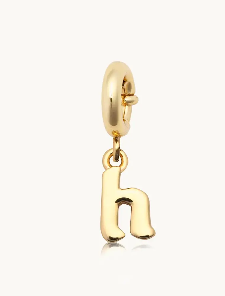 Little Words Project Little Words Project Charm Gothic Letter H
