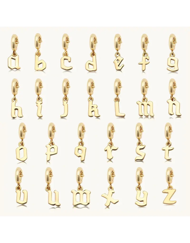 Little Words Project Little Words Project Charm Gothic Letter J