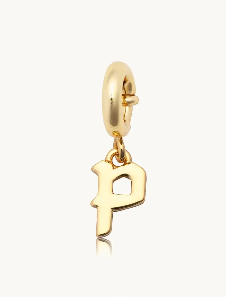 Little Words Project Little Words Project Charm Gothic Letter P