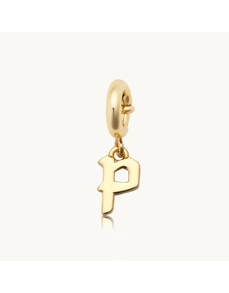 Little Words Project Little Words Project Charm Gothic Letter P