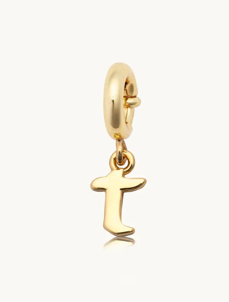 Little Words Project Little Words Project Charm Gothic Letter T
