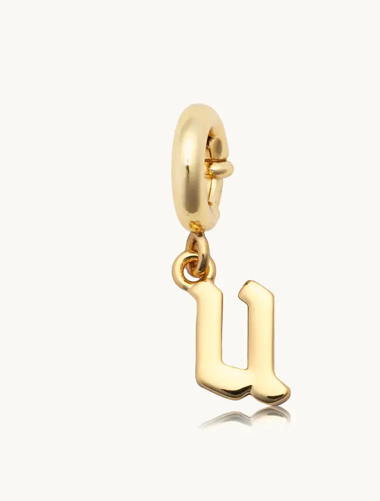 Little Words Project Little Words Project Charm Gothic Letter U