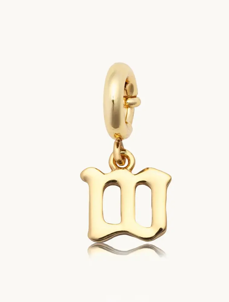 Little Words Project Little Words Project Charm Gothic Letter W