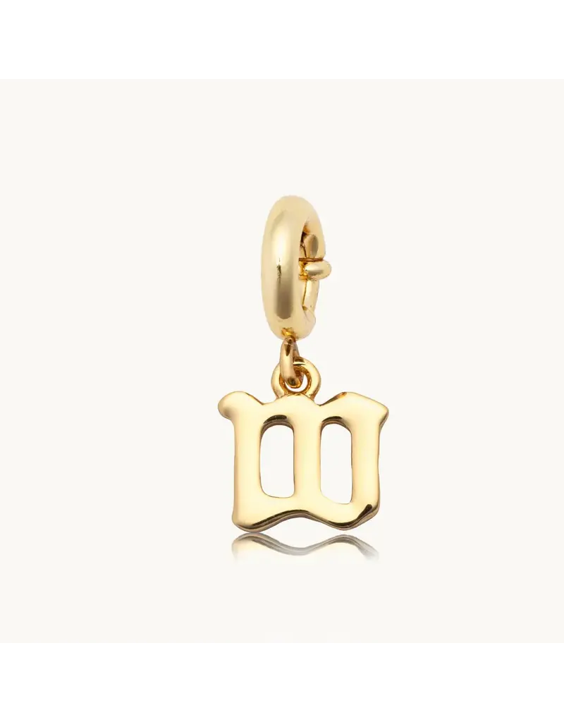 Little Words Project Little Words Project Charm Gothic Letter W