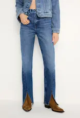 Good American Good Icon Twisted Slit Denim