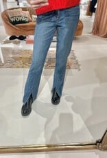 Good American Good Icon Twisted Slit Denim