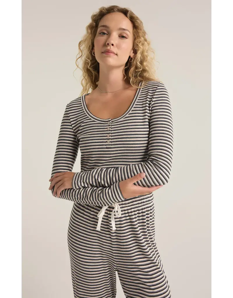 Z Supply Constance Stripe Longsleeve Top