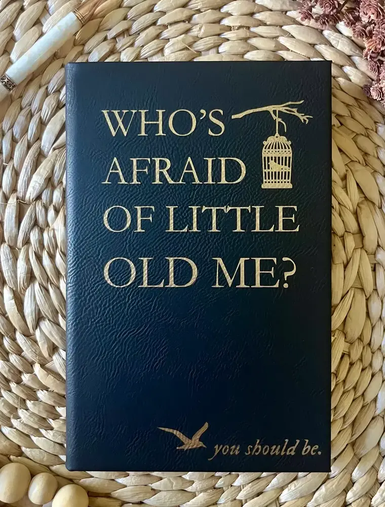 rustic raleigh Who's Afraid of Little of me Taylor Swift leatherette Journal