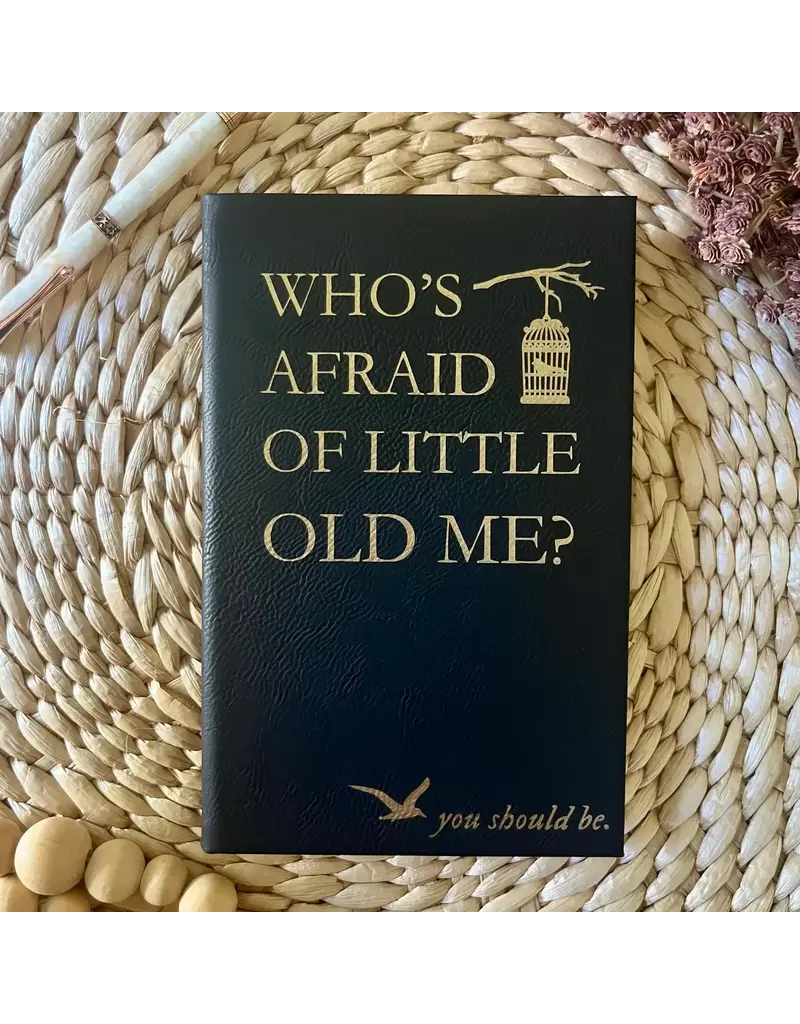rustic raleigh Who's Afraid of Little of me Taylor Swift leatherette Journal