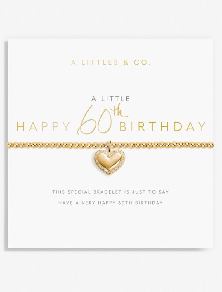 A Littles & Co. A Little Happy 60th Birthday Bracelet