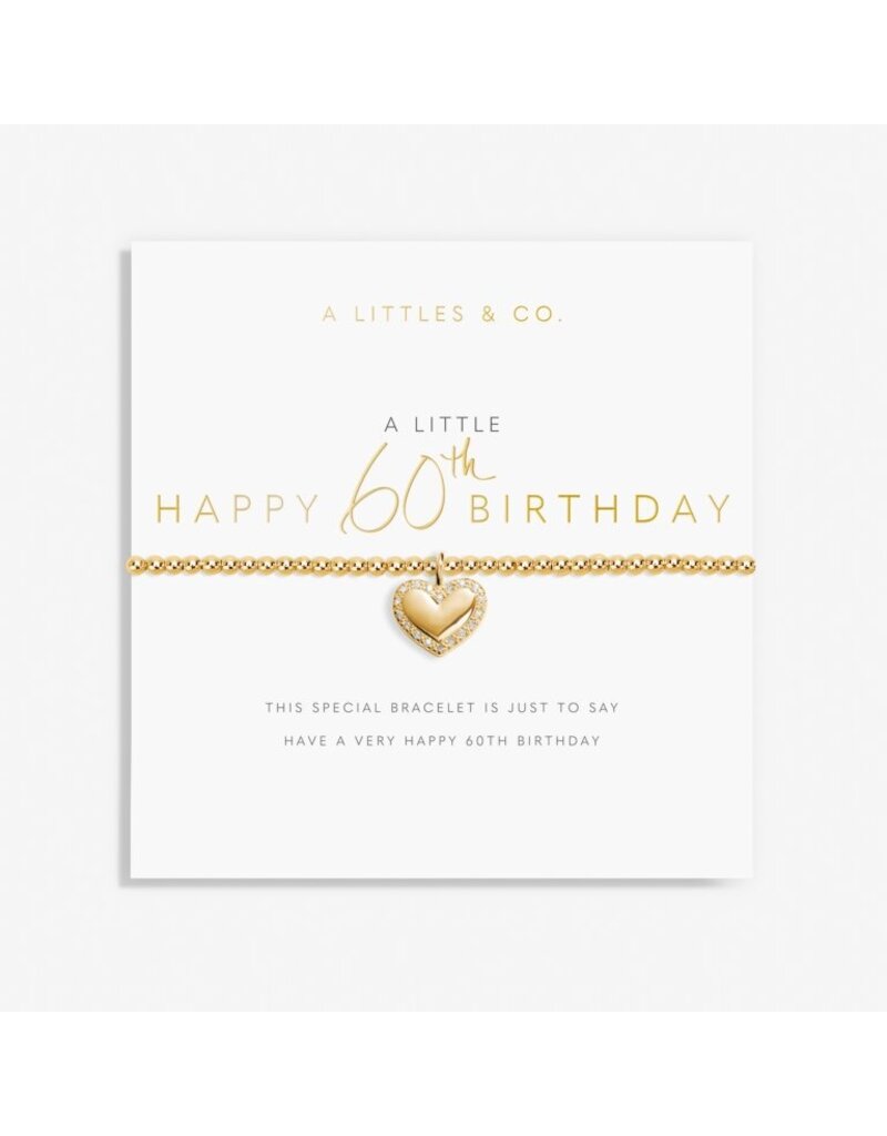 A Littles & Co. A Little Happy 60th Birthday Bracelet