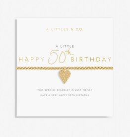 A Littles & Co. A Little Happy 50th Birthday Bracelet