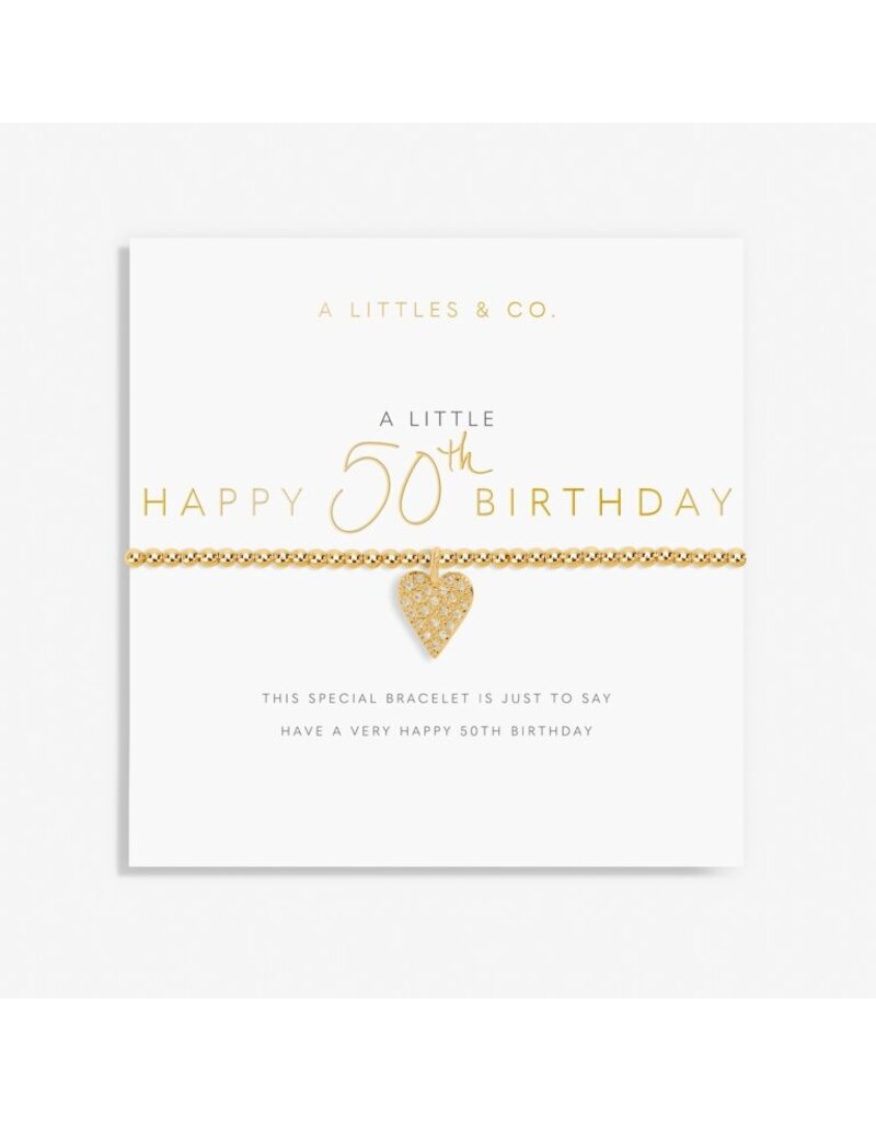 A Littles & Co. A Little Happy 50th Birthday Bracelet