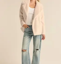 Z Supply Gem Double Breasted Fur Coat