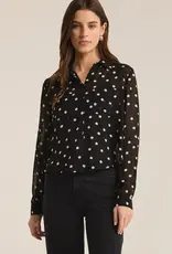 Z Supply Vivienne Polka Dot Top