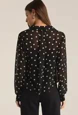 Z Supply Vivienne Polka Dot Top