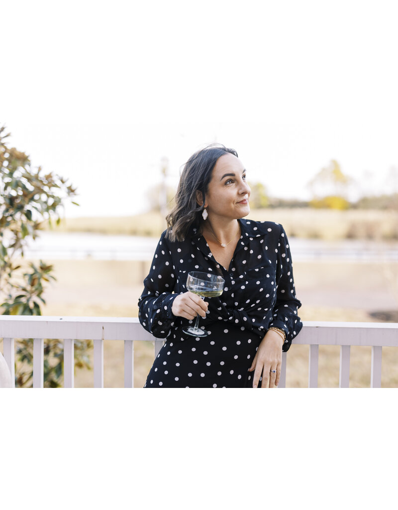 Z Supply Vivienne Polka Dot Top