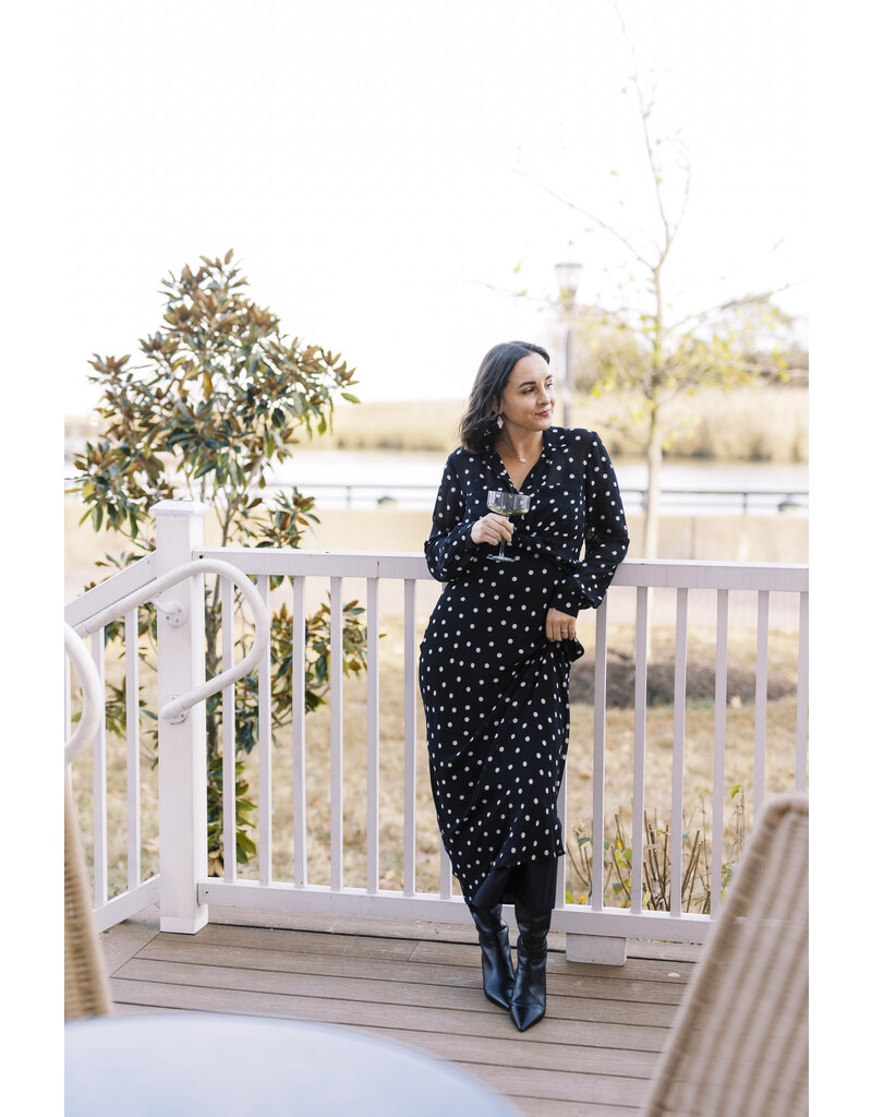 Z Supply Vivienne Polka Dot Top