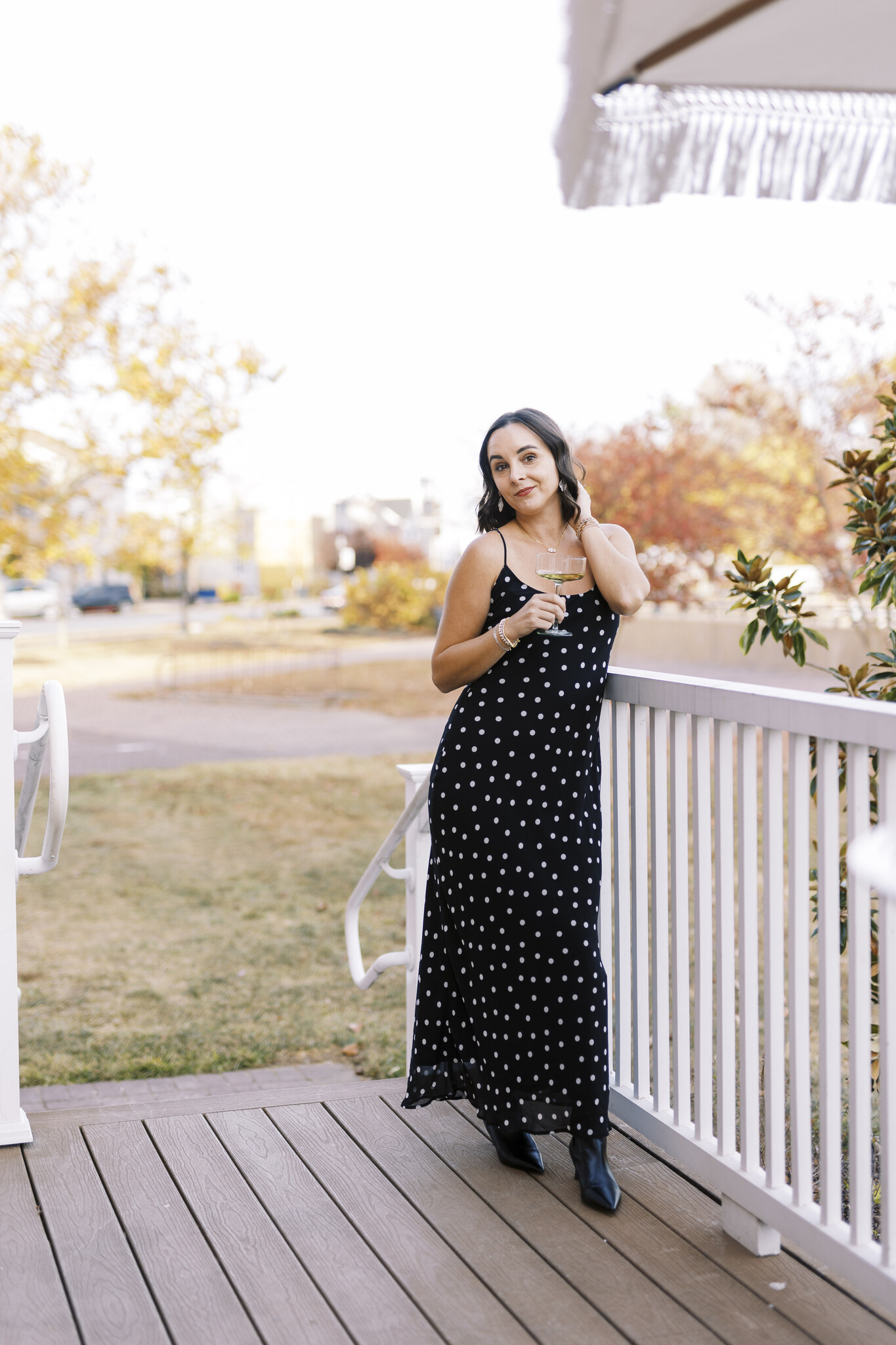 ANDMARY】Cecily check long dress - ワンピース