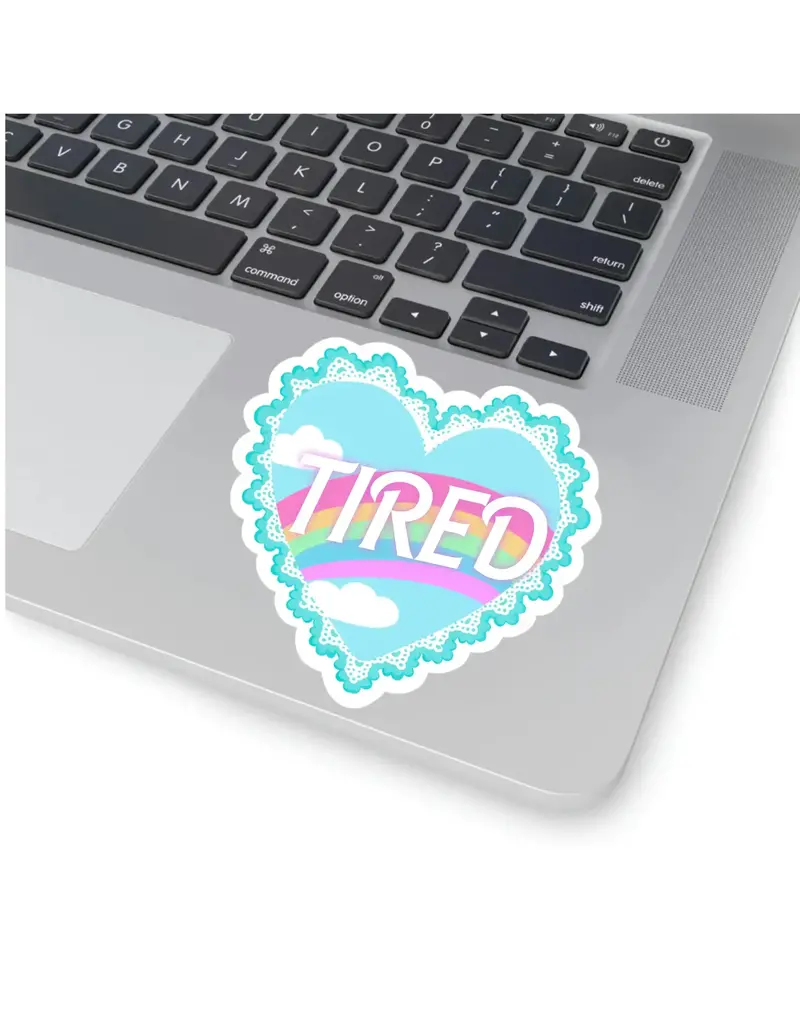 Cocollama Design Tired Sticker