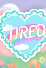 Cocollama Design Tired Sticker