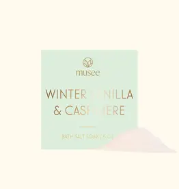 Musee Wholesale Winter Vanilla & Cashmere Mini Bath Soak