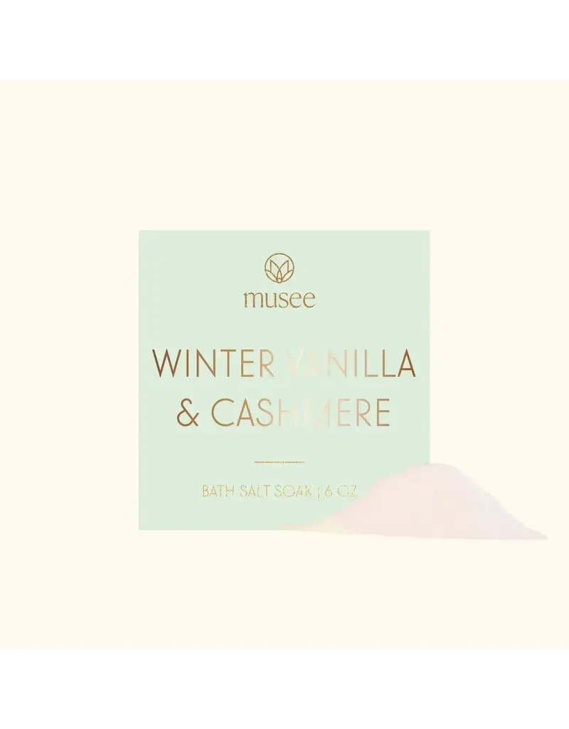 Musee Wholesale Winter Vanilla & Cashmere Mini Bath Soak