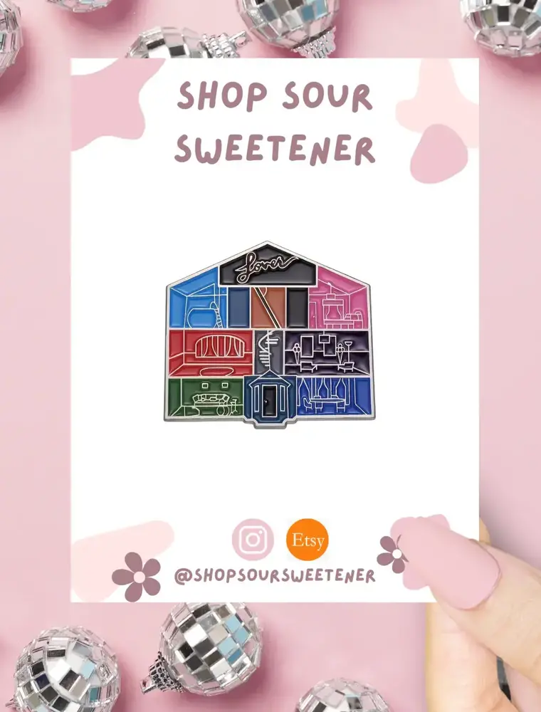 shopsoursweetener Lover House Enamel Pin