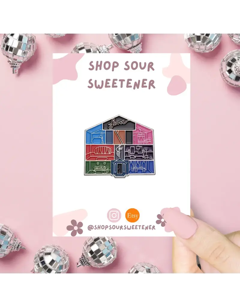 shopsoursweetener Lover House Enamel Pin