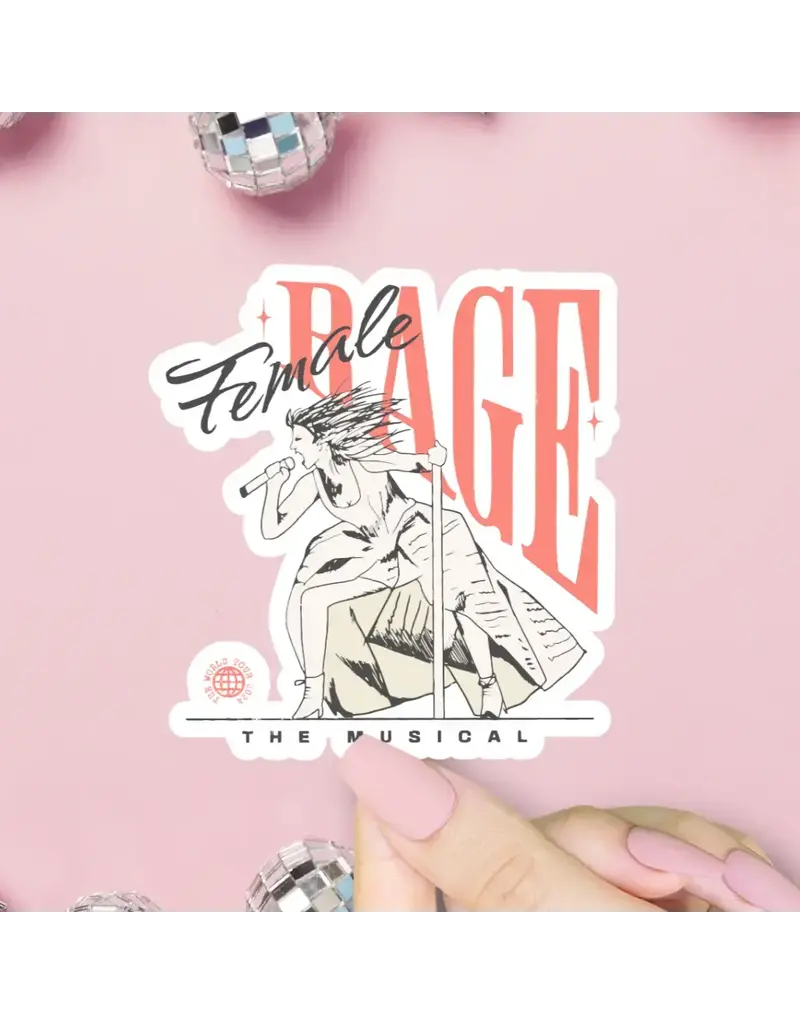 shopsoursweetener Female Rage the Musical Sticker