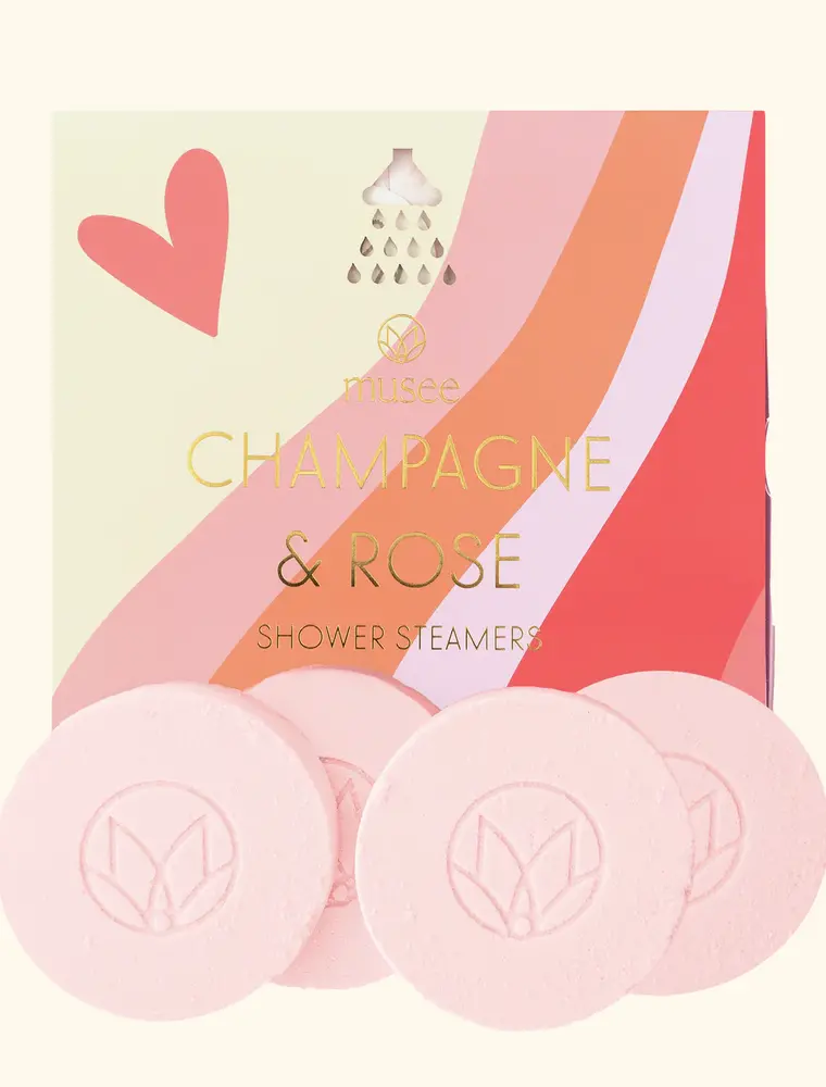 Musee Wholesale Champagne & Rose Shower Steamers