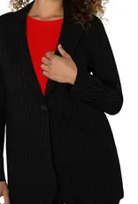 Liverpool Pinstripe Button Front Boyfriend Blazer