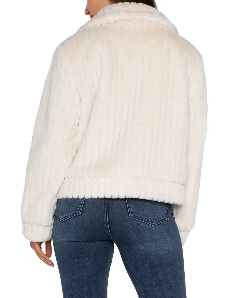 Liverpool Faux Fur Trucker Jacket