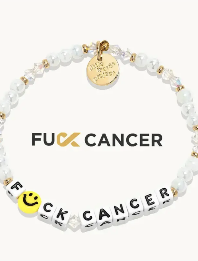 Little Words Project Little Words Project Bracelet F*ck Cancer (small/medium)