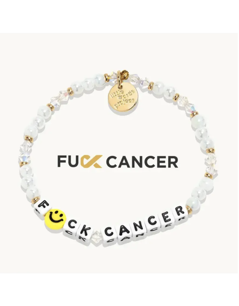 Little Words Project Little Words Project Bracelet F*ck Cancer (small/medium)