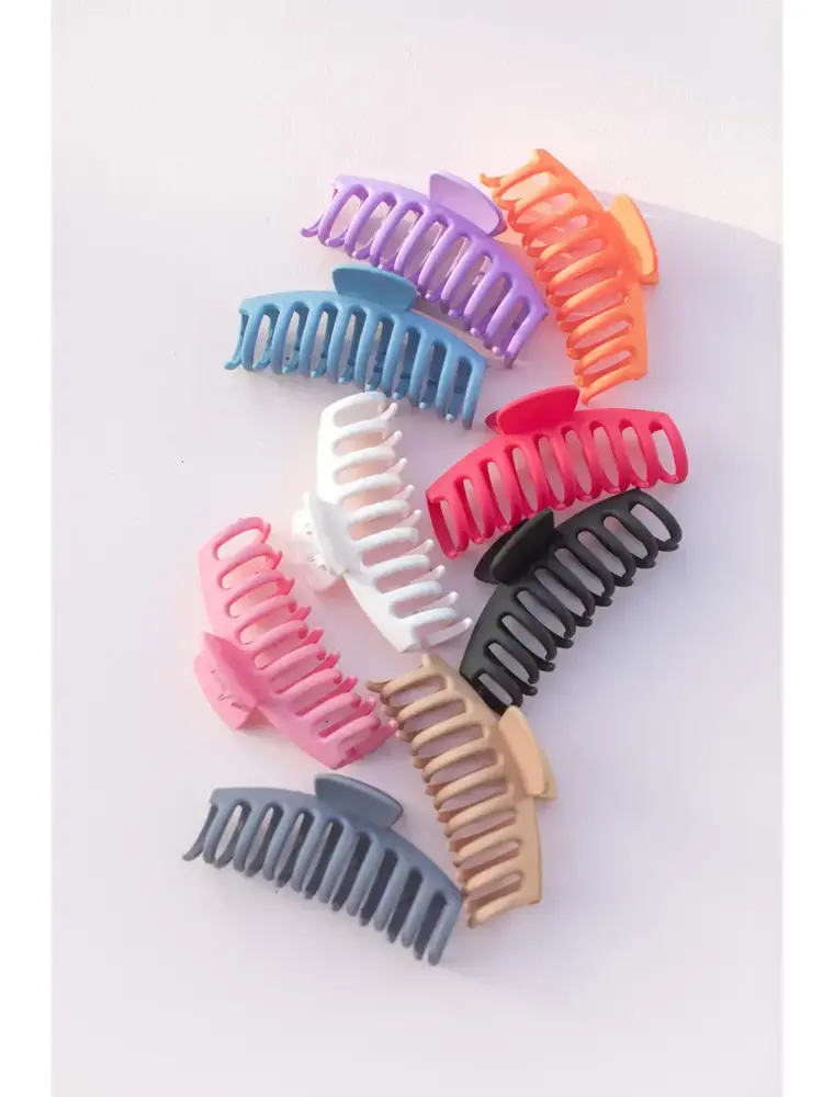 Space 46 Wholesale Matte Classic Hair Clip (tomato)