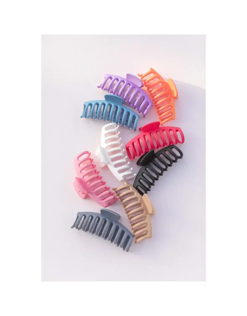 Space 46 Wholesale Matte Classic Hair Clip (tomato)