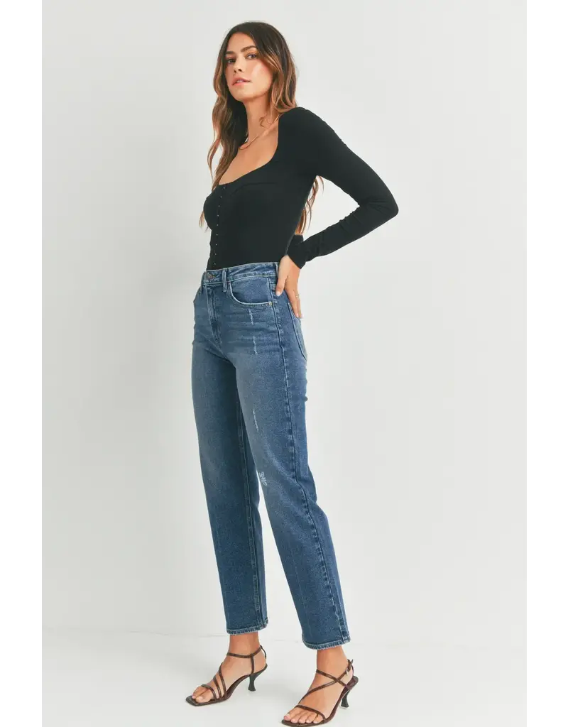 Just Black Denim Full Length Straight Denim