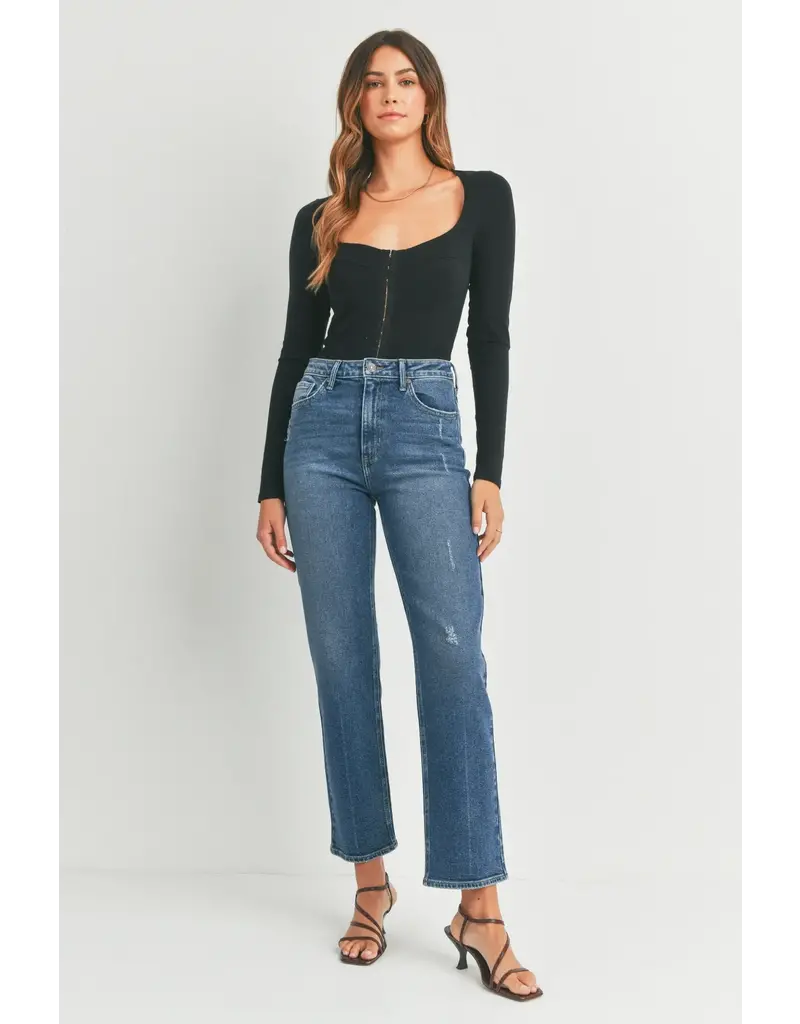 Just Black Denim Full Length Straight Denim