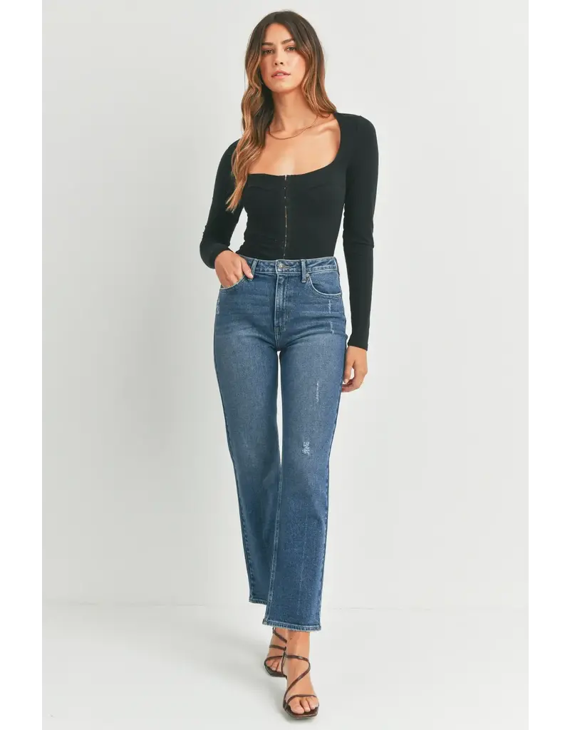 Just Black Denim Full Length Straight Denim