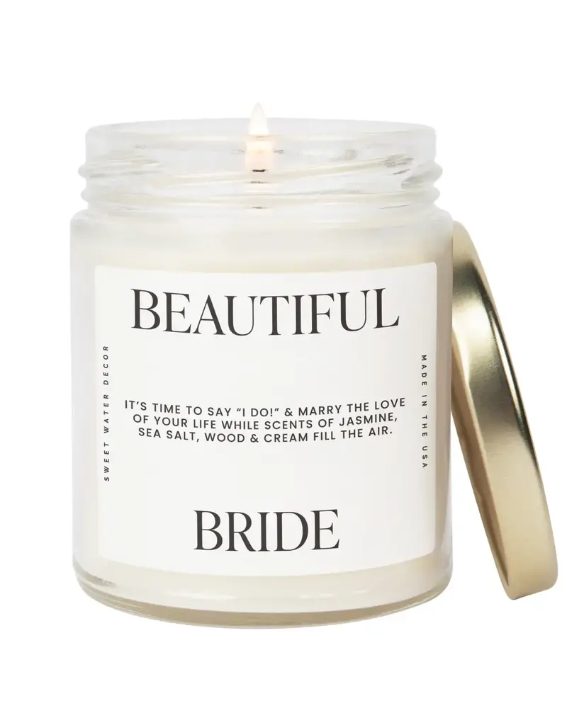 Sweet Water Decor Beautiful Bride 9 oz. Soy Candle