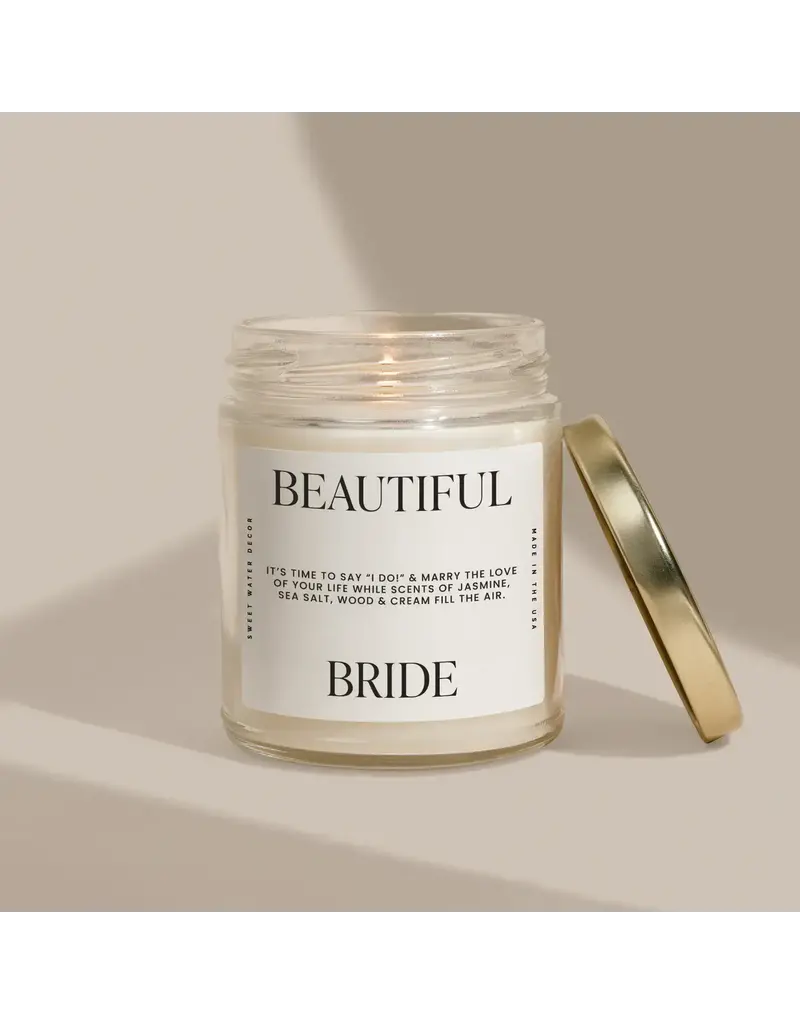 Sweet Water Decor Beautiful Bride 9 oz. Soy Candle