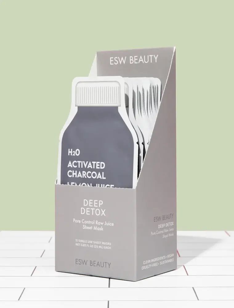 ESW Beauty Deep Detox Raw Juice Sheet Mask