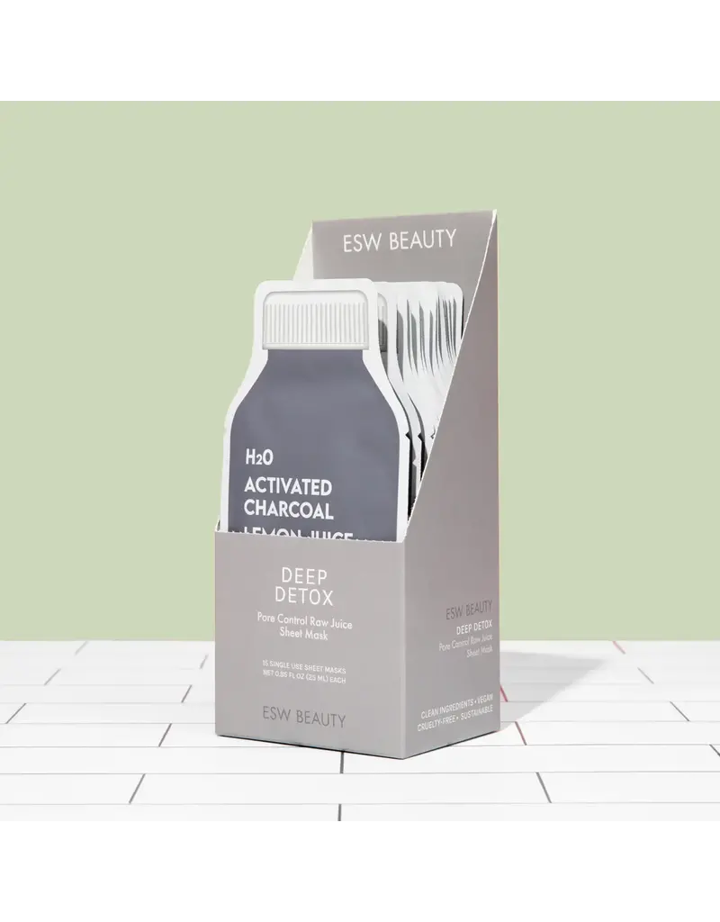 ESW Beauty Deep Detox Raw Juice Sheet Mask