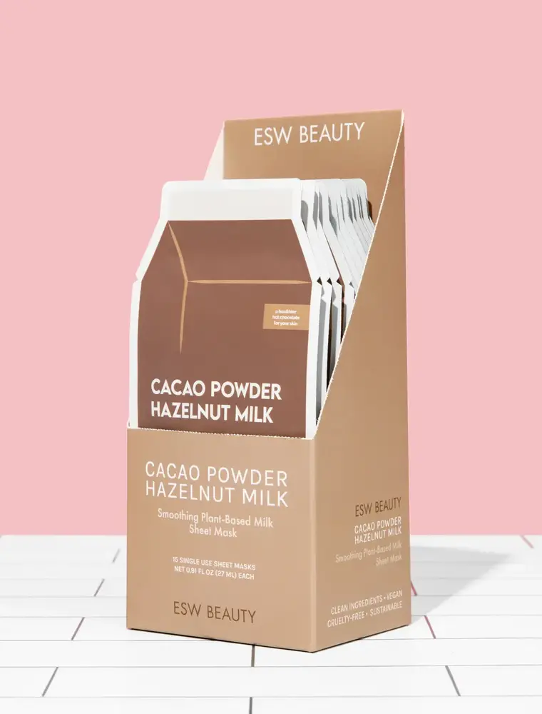 ESW Beauty Cacao Powder Hazlenut Milk Face Mask