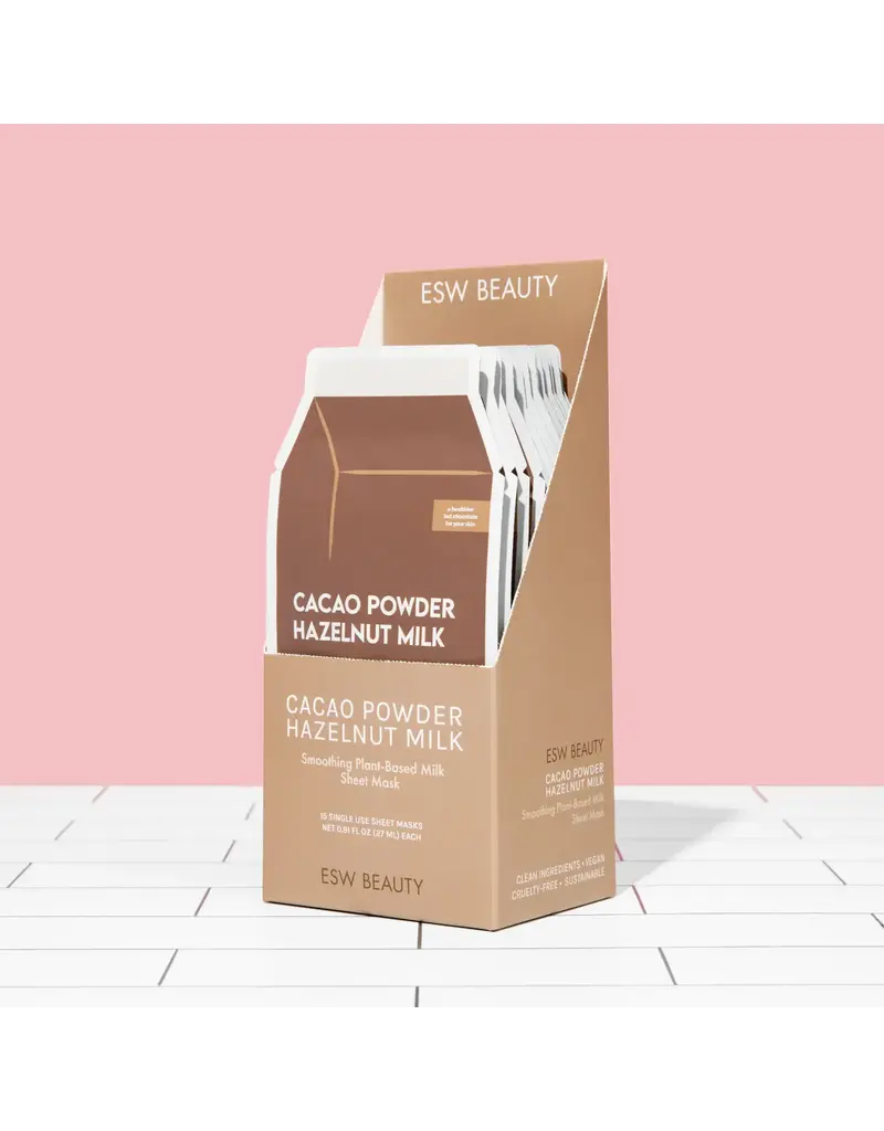 ESW Beauty Cacao Powder Hazlenut Milk Face Mask