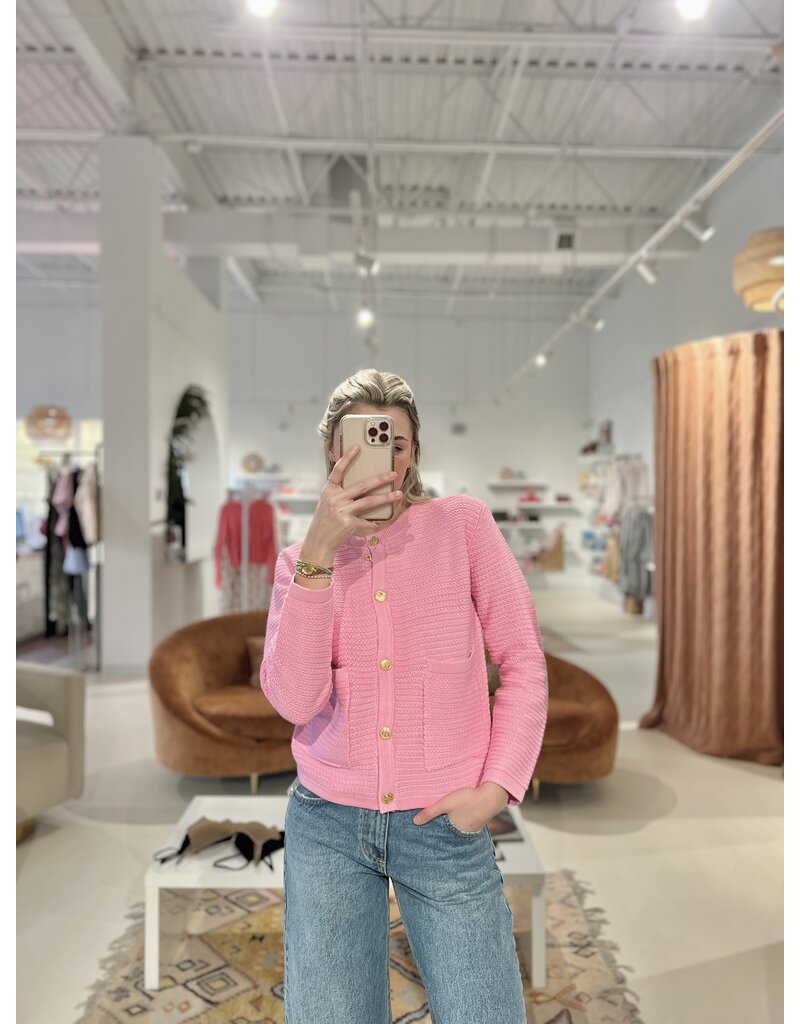 Entro Pretty in Pink Cardigan